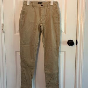 Midi rise chino pants